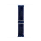 For Apple Watch 46mm / 49mm / 45mm / 44mm Kalebol Eight Buckle Wavy Braided Nylon Watch Band(Dark Blue) - 2