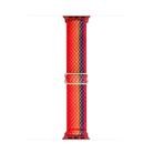 For Apple Watch 42mm / 41mm / 40mm / 38mm Kalebol Eight Buckle Wavy Braided Nylon Watch Band(Rainbow) - 2