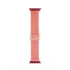 For Apple Watch 42mm / 41mm / 40mm / 38mm Kalebol Eight Buckle Wavy Braided Nylon Watch Band(Orange) - 2
