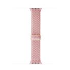 For Apple Watch 42mm / 41mm / 40mm / 38mm Kalebol Eight Buckle Wavy Braided Nylon Watch Band(Pink) - 2