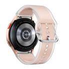 For Samsung Galaxy Watch 7  / 6 / 5 / 4 Kalebol Glacier Transparent Silicone Watch Band(Pink) - 2