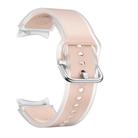 For Samsung Galaxy Watch 7  / 6 / 5 / 4 Kalebol Glacier Transparent Silicone Watch Band(Pink) - 3