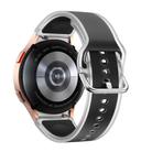 For Samsung Galaxy Watch 7  / 6 / 5 / 4 Kalebol Glacier Transparent Silicone Watch Band(Black) - 2