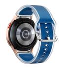 For Samsung Galaxy Watch 7  / 6 / 5 / 4 Kalebol Glacier Transparent Silicone Watch Band(Cyan-blue) - 2