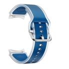 For Samsung Galaxy Watch 7  / 6 / 5 / 4 Kalebol Glacier Transparent Silicone Watch Band(Cyan-blue) - 3