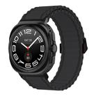 For Samsung Galaxy Watch Ultra 47mm Kalebol Ocean Loop Nylon Braided Watch Band(Dark Grey) - 1