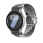For Samsung Galaxy Watch 5 Pro / 6 / 7 Kalebol Button Braided Loop Magnetic Buckle Watch Band(Dark Chocolate) - 1