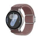 For Samsung Galaxy Watch 5 Pro / 6 / 7 Kalebol Button Braided Loop Magnetic Buckle Watch Band(Smoky Purple) - 1