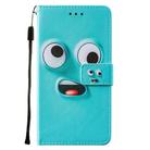 For Huawei P smart 2020 Cross Texture Painting Pattern Horizontal Flip Leather Case with Holder & Card Slots & Wallet & Lanyard(Big Eyed) - 1