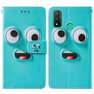 For Huawei P smart 2020 Cross Texture Painting Pattern Horizontal Flip Leather Case with Holder & Card Slots & Wallet & Lanyard(Big Eyed) - 2