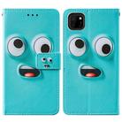 For Huawei Y5p / Honor 9S Cross Texture Painting Pattern Horizontal Flip Leather Case with Holder & Card Slots & Wallet & Lanyard(Big Eyed) - 3