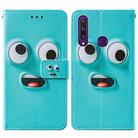 For Huawei Y6p Cross Texture Painting Pattern Horizontal Flip Leather Case with Holder & Card Slots & Wallet & Lanyard(Big Eyed) - 3