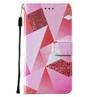For Huawei Y6p Cross Texture Painting Pattern Horizontal Flip Leather Case with Holder & Card Slots & Wallet & Lanyard(Pink Diamond) - 2
