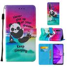 For OPPO Realme 5 / C3 / 6i Cross Texture Painting Pattern Horizontal Flip Leather Case with Holder & Card Slots & Wallet & Lanyard(Sleeping Baby) - 1