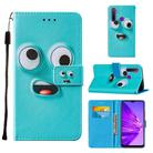 For OPPO Realme 5 / C3 / 6i Cross Texture Painting Pattern Horizontal Flip Leather Case with Holder & Card Slots & Wallet & Lanyard(Big Eyed) - 1