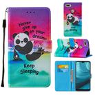 For Oppo A7 / A5S / A12 Cross Texture Painting Pattern Horizontal Flip Leather Case with Holder & Card Slots & Wallet & Lanyard(Sleeping Baby) - 1