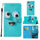 For Oppo A7 / A5S / A12 Cross Texture Painting Pattern Horizontal Flip Leather Case with Holder & Card Slots & Wallet & Lanyard(Big Eyed) - 1