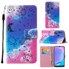 For Vivo Y17 / Y15 / Y12/ U10 / Y11 / Y3 Cross Texture Painting Pattern Horizontal Flip Leather Case with Holder & Card Slots & Wallet & Lanyard(Love Universe) - 1