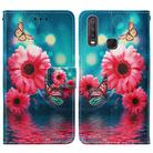 For Vivo Y17 / Y15 / Y12/ U10 / Y11 / Y3 Cross Texture Painting Pattern Horizontal Flip Leather Case with Holder & Card Slots & Wallet & Lanyard(Chrysanthemum) - 3