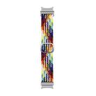 For Samsung Galaxy Watch 7 / 6 / 5 / 4  Kalebol Eight Buckle Nylon Braided Watch Band(Rainbow) - 2