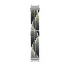 For Samsung Galaxy Watch 7 / 6 / 5 / 4  Kalebol Eight Buckle Nylon Braided Watch Band(Chocolate) - 2