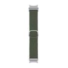 For Samsung Galaxy Watch 7 / 6 / 5 / 4  Kalebol Eight Buckle Nylon Braided Watch Band(Army Green) - 2