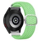 For Samsung Galaxy Watch 7 / 6 / 5 / 4  Kalebol Eight Buckle Nylon Braided Watch Band(Pistachio) - 1