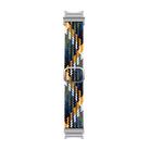 For Samsung Galaxy Watch 7 / 6 / 5 / 4  Kalebol Eight Buckle Nylon Braided Watch Band(Denim Colorful) - 2