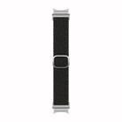 For Samsung Galaxy Watch 7 / 6 / 5 / 4  Kalebol Eight Buckle Nylon Braided Watch Band(Starlight Black) - 2