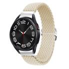 For Samsung Galaxy Watch 7 / 6 / 5 / 4  Kalebol Eight Buckle Nylon Braided Watch Band(Starlight) - 1