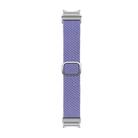 For Samsung Galaxy Watch 7 / 6 / 5 / 4  Kalebol Eight Buckle Nylon Braided Watch Band(England Purple) - 2