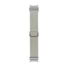 For Samsung Galaxy Watch 7 / 6 / 5 / 4  Kalebol Eight Buckle Nylon Braided Watch Band(Pearl White) - 2