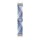 For Samsung Galaxy Watch 7 / 6 / 5 / 4  Kalebol Eight Buckle Nylon Braided Watch Band(Violet) - 2