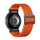 For Samsung Galaxy Watch 5 Pro / 6 / 7 Kalebol Button Elastic Nylon Watch Band(Orange) - 2