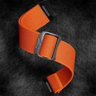 For Samsung Galaxy Watch 5 Pro / 6 / 7 Kalebol Button Elastic Nylon Watch Band(Orange) - 3