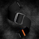 For Samsung Galaxy Watch 5 Pro / 6 / 7 Kalebol Button Elastic Nylon Watch Band(Black) - 3