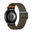For Samsung Galaxy Watch 5 Pro / 6 / 7 Kalebol Button Elastic Nylon Watch Band(Army Green) - 2