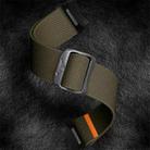 For Samsung Galaxy Watch 5 Pro / 6 / 7 Kalebol Button Elastic Nylon Watch Band(Army Green) - 3