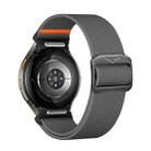 For Samsung Galaxy Watch 5 Pro / 6 / 7 Kalebol Button Elastic Nylon Watch Band(Dark Grey) - 2