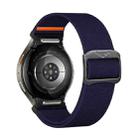 For Samsung Galaxy Watch 5 Pro / 6 / 7 Kalebol Button Elastic Nylon Watch Band(Midnight Blue) - 2