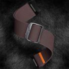 For Samsung Galaxy Watch 5 Pro / 6 / 7 Kalebol Button Elastic Nylon Watch Band(Smoky Purple) - 3