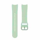 For Samsung Galaxy Watch 7 / 6 / 5 / 4 Kalebol Metal Pin Buckle Silicone Watch Band(Matcha Green) - 3
