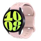 20mm Kalebol Leopard Print Butterfly Buckle Silicone Watch Band(Pink) - 1