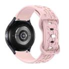 20mm Kalebol Leopard Print Butterfly Buckle Silicone Watch Band(Pink) - 2