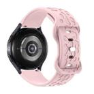 22mm Kalebol Leopard Print Butterfly Buckle Silicone Watch Band(Pink) - 2