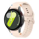 For Samsung Galaxy Watch 7  / 6 / 5 / 4 Kalebol Wave Stitching Silicone Watch Band(Pink) - 1