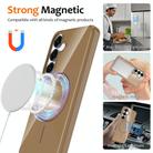 For Samsung Galaxy S23 FE 5G Glossy TPU Shockproof MagSafe Phone Case with Lanyard(Gold) - 2