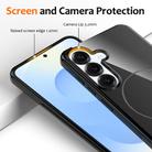For Samsung Galaxy S23 FE 5G Glossy TPU Shockproof MagSafe Phone Case with Lanyard(Black) - 3