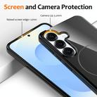 For Samsung Galaxy S24 FE 5G Glossy TPU Shockproof MagSafe Phone Case with Lanyard(Black) - 3