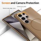 For Samsung Galaxy S24 Ultra 5G Glossy TPU Shockproof MagSafe Phone Case with Lanyard(Gold) - 3